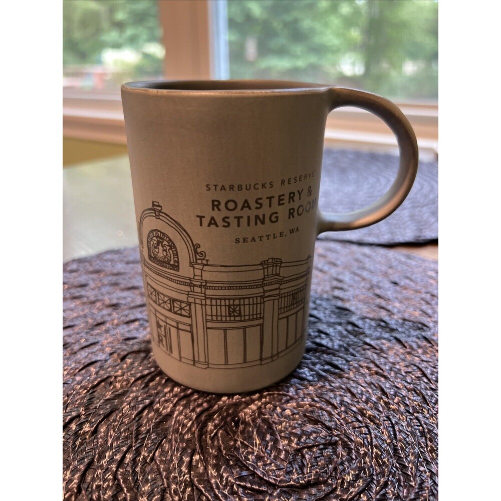 Starbucks Reserve Roastery and Tasting Room Mug Gray Seattle 2016